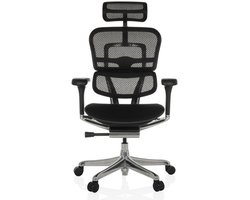 Bureaustoel / directiestoel ERGOHUMAN GEN2 Zitting stof / rugleuning mesh zwart hjh OFFICE