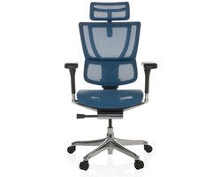 Bureaustoel / Directiestoel ERGOHUMAN SLIM GEN2 Netstof blauw hjh OFFICE