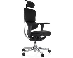 Bureaustoel / Directiestoel ERGOHUMAN ULTRA L GEN2 Leder zwart hjh OFFICE
