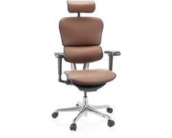 Bureaustoel / directiestoel ERGOHUMAN ULTRA L GEN2 leer bruin hjh OFFICE