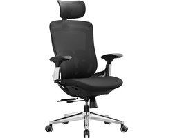 Bureaustoel - Directiestoel - Stoel met hoge rugleuning - Ergonomisch ontwerp - 70 cm x 70 cm x 125 cm
