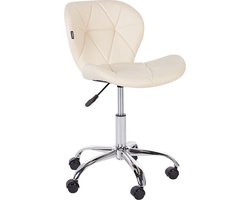 Bureaustoel Draaibaar VALETTA Kunstleer Beige