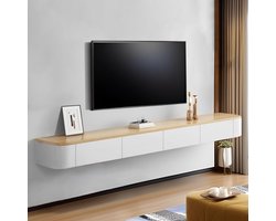 Bureaustoel Draaistoel Fluweel Wit 46 x 53 x 96 cm – In Hoogte Verstelbare Thuiswerkstoel Zonder Armleuning – Moderne Make-Up & Computerstoel – Pauwhome
