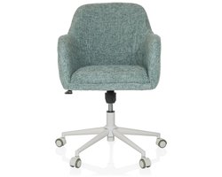 Bureaustoel / draaistoel SOLAO HOME bouclé stof mint hjh LIVING