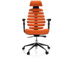 Bureaustoel ERGO LINE II PRO Stof oranje hjh OFFICE