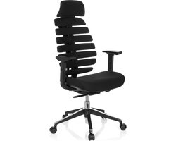 Bureaustoel ERGO LINE II PRO stof zwart hjh OFFICE