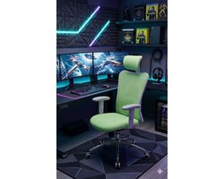 Bureaustoel Ergonomisch 72x68,5x130 cm – Verstelbare Office & Gaming Chair tot 150 kg – Lendensteun, Hoofdsteun, Armleuningen, Kantelfunctie 126° & 360° Draaibaar – Ademend Comfort Zwart – Yesdeals