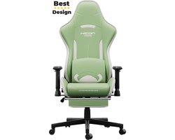 Bureaustoel - Ergonomische Bureaustoel - Gamestoel - Massagestoel - Stof - HICON - Exeter - Groen