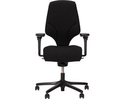 Bureaustoel Giroflex 64-7778 3578 Comfort - Stof Zwart - Voetkruis Zwart - 4D NPR Armleggers