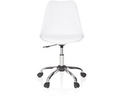 Bureaustoel - Kinderen - Kunstleder - Wit - Ergonomisch