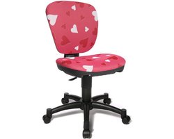 Bureaustoel - Kinderen - Stof - Hartjes Motief - Ergonomisch