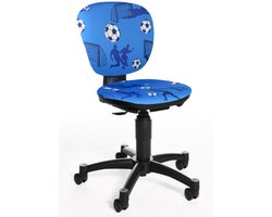 Bureaustoel - Kinderen - Stof - Voetbal Motief - Ergonomisch