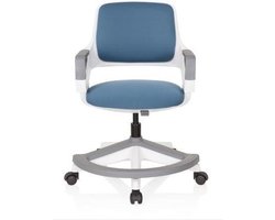 Bureaustoel - Met Armleuning - Kinderen - Stof - Blauwgrijs - KID Flex