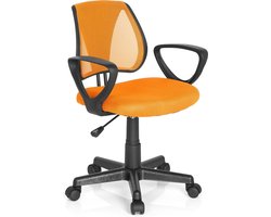 Bureaustoel - Met Armleuning - Kinderen - Stof - Oranje - Ergonomisch