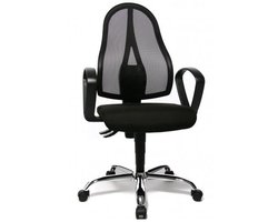 Bureaustoel - Met Armleuning - Stof - Zwart - Open Point P Somo Al.b2(B)