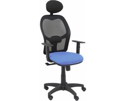 Bureaustoel met hoofdsteun P&C B10CRNC Licht Blauw