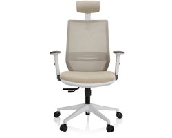 Bureaustoel PROFONDO PRO W Netstof / Stof beige hjh OFFICE