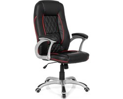 "Bureaustoel RELAX AB100 Kunstleder, zwart / rood"