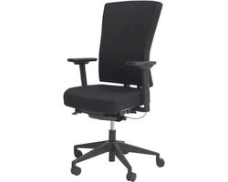 Bureaustoel serie 400-NPR Comfort met kunststof onderstel voor zware mensen