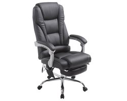 Bureaustoel - Stoel - Bureau - Massage - Comfortabel - Kunstleer- Zwart