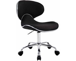 Bureaustoel - Stoel - Design - In hoogte verstelbaar - Stof - Zwart