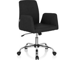 Bureaustoel - Stof - Zwart - Flow