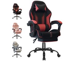 Bureaustoelen -Gaming bureau - Computer Bureau - Ergonomische Stoel voor Thuis Kantoor - Volwassen Stoel - Zwart
