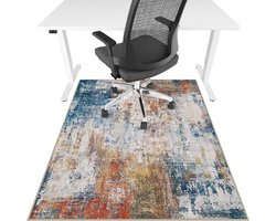 Bureaustoelmat Harde Vloeren - Vloerbeschermer Stoel - Vloer Beschermen - Antislip Rubberen Onderkant - 36 x 48 inch - Multicolor
