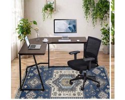 Bureaustoelmat voor Tapijt en Harde Vloeren 160x180 cm – Extra Grote Antislip Gaming Stoelmat 4,2 mm Dik Heavy Duty Vloerbeschermer Geluidsdempend Wasbaar – Urbanhome
