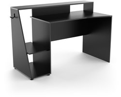 Bureautafel Access | 137,7 x 67,1 x 94 cm | Zwart - CBA - Computertafels - Zwart - MDF - Computertafels -