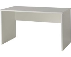 Bureautafel London 140cm - wit - Vipack - Bureautafels - Wit - Spaanplaat - Bureautafels -