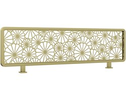 Bureauverdeler - Tafelblad scheider - Kantoor scheiding - Geperforeerde installatie - 60 cm lengte - Goud