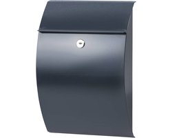 Burg Wächter brievenbus Stahlblech-Briefkasten CAPRI 813 ANT Sleutelslot