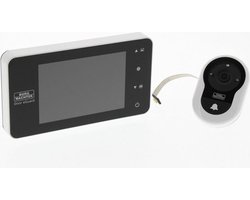 BURG-WÄCHTER Deurbeveiliging kijkgat met camera wit