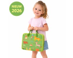 Busy Board Activiteitenboek voor Kinderen – Educatief Vilt Boek – Motoriek - Kleuren & Vormen – Schermvrij Speelgoed – Voor Thuis & Onderweg