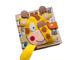 Busy Board Montessori Speelgoed - Busy book montessori - Sensorisch Speelgoed - Busybook - Quiet book - Educatief speelgoed 1 jaar – Motoriek Speelgoed voor in de auto – Speelgoed voor onderweg - Kinderspeelgoed - Peuter speelgoed - Kleuter speelgoed