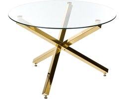 BUTLER - Eettafel - Goud - Staal