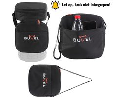 Buvel Kussen - t.b.v. kruk kussentje - Traagschuim kussen - Vierkant - (Kruk niet inbegrepen)