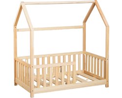 Buxibo Kinderbed - Houten Peuter Bed - Huisbed 70x120cm