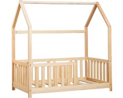 Buxibo Kinderbed - Houten Peuter Bed - Huisbed 70x140 cm
