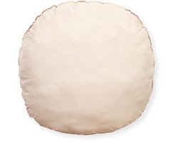 Buxibo Zitkussen – Cellulose katoen Vloerkussen – Comfortabele Poef – 100x100x30 cm – Crème Wit