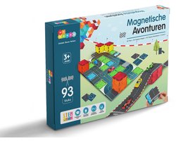 By Baboo® Magnetic Tiles - Auto's & Racebaan Avonturen - Magnetische Tegels & Toppers - Magna Magnetisch Bouwspeelgoed Cadeau Jongens Meisjes - Formule 1 - Educatief Mind Montessori Kinderspeelgoed 3 Jaar, 4 jaar, 5 jaar, 6 jaar, 7 jaar, 8 jaar