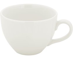 By Bone - Helix White - Cappuccinokop - 1 stuk - 22 cl - Wit - Porselein