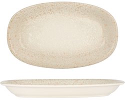 By Bone Serveerschaal - Natura - Porselein - 24x14.5 cm - set van 2