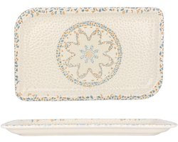 By Bone Serveerschaal - Tessera - Porselein - 24x15 cm - set van 2