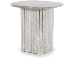 By-Boo bijzettafel Dorique 45x45x45 cm marmer