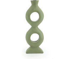 BY-BOO kandelaar Torch large - 18x7x48cm - green