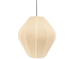 By-Boo Sora 2 Hanglamp – Naturel – Ø 42 x 47 cm – E27 – Stoffen Lampenkap