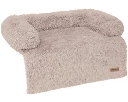 By Cee Cee Origineel Hondendeken Bank – Hondenkleed Bank - Hondenmand - Premium - Volledig Afritsbaar - Mokka- 102x90 - Maat L