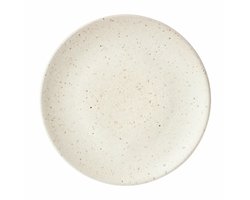 by fonQ Mixed Ceramics Ontbijtborden 4st. - Ø22 cm - Creme